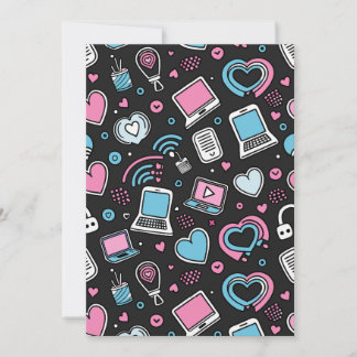 Technische Liebe Einladung