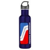 Technische Liga Edelstahlflasche (Vorderseite)