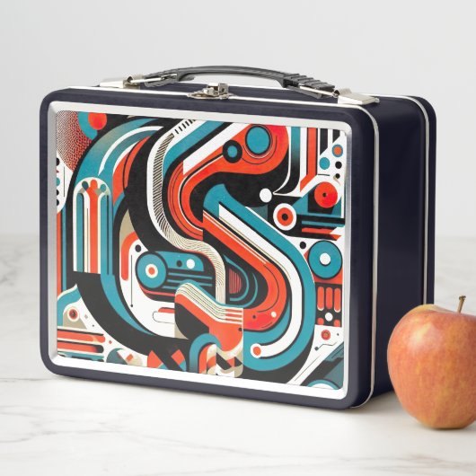 Technische Metall-Lunchbox Metall Brotdose (Beispiel)