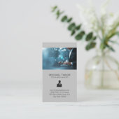 Technische Netzwerkdatenanalyse am Computer Visitenkarte (Stehend Vorderseite)