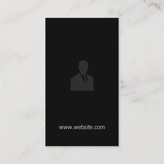 Technische Netzwerkdatenanalyse am Computer Visitenkarte (Rückseite)