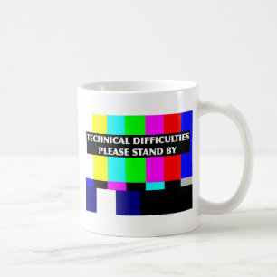 Technische Schwierigkeiten Kaffeetasse