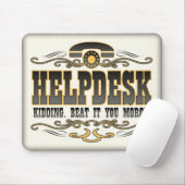 Technische StützSpaß Mousepad (Mit Mouse)