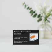 Technische Support Expertenkarten für Unternehmen Visitenkarte (Stehend Vorderseite)