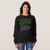 Technische technische Support-Definition All Thing Sweatshirt (Vorne ganz)
