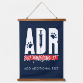 Technische UAW, aber mit tierärztlicher Operation Wandteppich Mit Holzrahmen (Vorderseite)