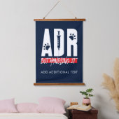 Technische UAW, aber mit tierärztlicher Operation  Wandteppich Mit Holzrahmen (Schlafzimmer)