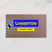 Technische und elektronische Beruf-Visitenkarte Visitenkarte (Vorderseite)