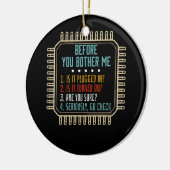 Technische Unterstützung für Informationstechnolog Keramik Ornament (Links)