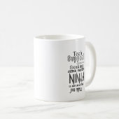Technische Unterstützung Ninja Kaffeetasse (VorderseiteRechts)