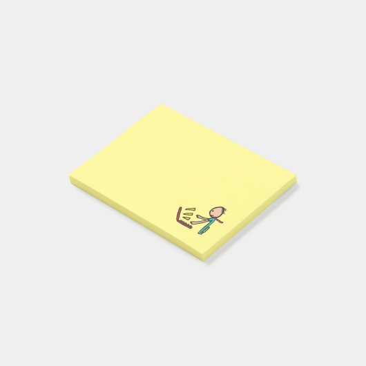 Technische Unterstützung Post-it Klebezettel (angewinkelt)