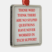 technische Unterstützung Silbernes Ornament (Rechts)