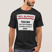 Technische Unterstützung T-Shirt (Vorderseite)