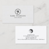 Technische Visitenkarte des Ingenieurs (Vorne/Hinten)