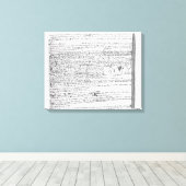 Technische Zeichnungen Leinwanddruck (Insitu (Holzboden))
