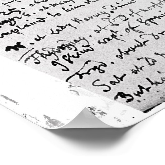 Technische Zeichnungen Poster (Ecke)