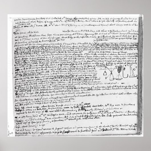 Technische Zeichnungen Poster (Vorne)