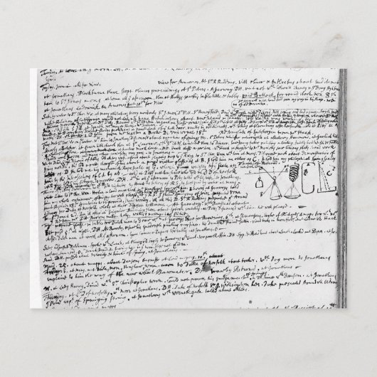 Technische Zeichnungen Postkarte (Vorderseite)