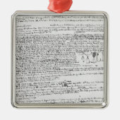 Technische Zeichnungen Silbernes Ornament (Vorne)