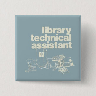 technischer Assistent der Bibliothek Button