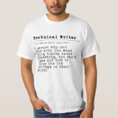 Technischer Autor - "Word Wizard" T-Shirt (Vorderseite)