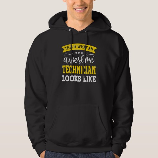 Technischer Beruf Mitarbeiter Funny Worker Technis Hoodie (Vorderseite)