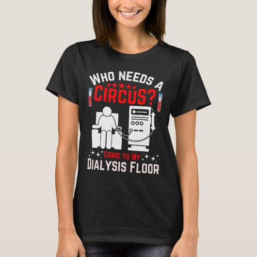 Technischer Dialysetechniker Nephrologe Tech Uni- T-Shirt (Vorderseite)