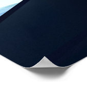 Technischer Dreieck Kristallhintergrund. Poster (Ecke)