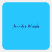 Technischer Fetisch-Sklave Quadratischer Aufkleber (Vorderseite)