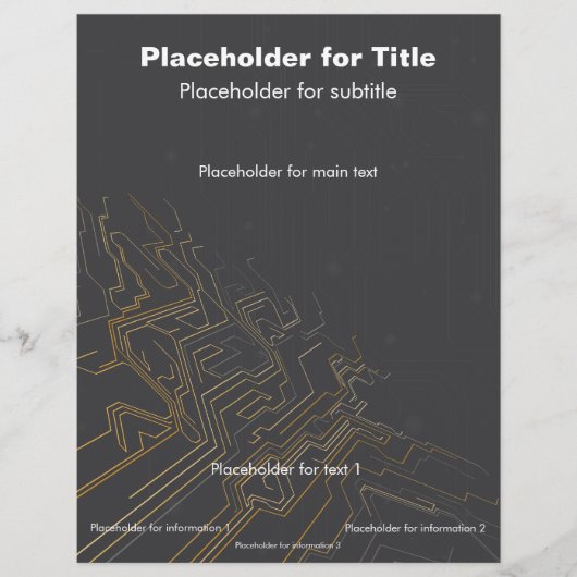 Technischer Flyer "Digitales Zeitalter" (Vorne)