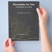 Technischer Flyer "Digitales Zeitalter" (Hand)