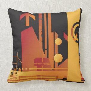 Technischer Halbtonhintergrund 2 Kissen