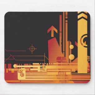 Technischer Halbtonhintergrund 2 Mousepad