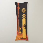 Technischer Halbtonhintergrund 2 Seitenschläferkissen (Vorderseite Vertikal)