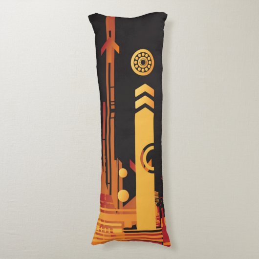 Technischer Halbtonhintergrund 2 Seitenschläferkissen (Vorderseite Vertikal)