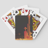 Technischer Halbtonhintergrund 2 Spielkarten (Rückseite)