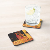 Technischer Halbtonhintergrund 2 Untersetzer (Rechte Seite)