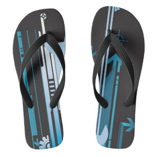 Technischer Halbtonhintergrund 3 Badesandalen