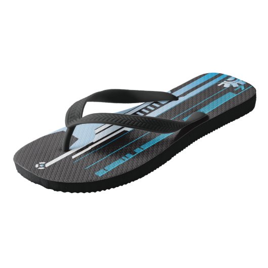 Technischer Halbtonhintergrund 3 Badesandalen (Schrägansicht)