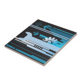 Technischer Halbtonhintergrund 3 Fliese (Seite)