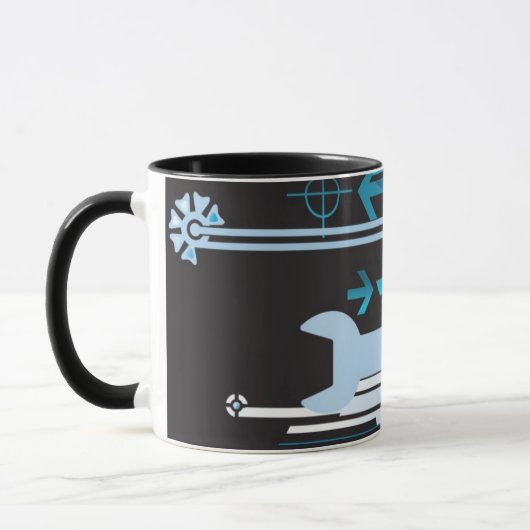 Technischer Halbtonhintergrund 3 Tasse (Links)