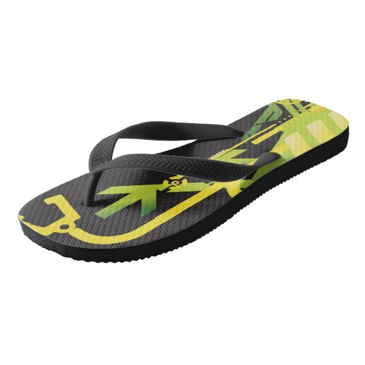 Technischer Halbtonhintergrund 4 Badesandalen (Schrägansicht)