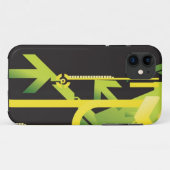 Technischer Halbtonhintergrund 4 Case-Mate iPhone Hülle (Rückseite (Horizontal))