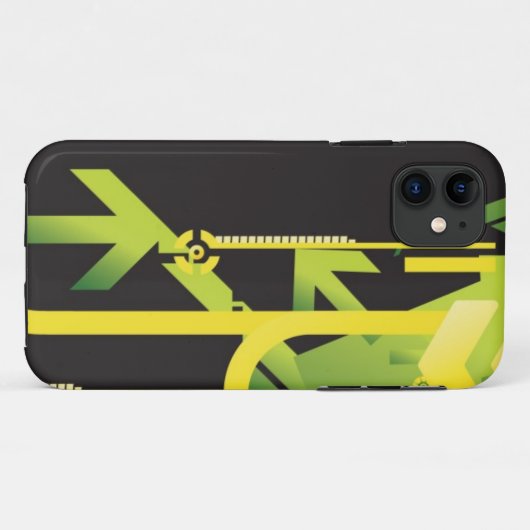 Technischer Halbtonhintergrund 4 Case-Mate iPhone Hülle (Rückseite (Horizontal))