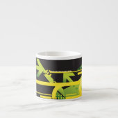 Technischer Halbtonhintergrund 4 Espressotasse (Vorderseite)