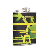 Technischer Halbtonhintergrund 4 Flachmann (Rechts)