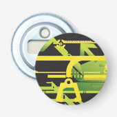 Technischer Halbtonhintergrund 4 Flaschenöffner (Vorderseite)