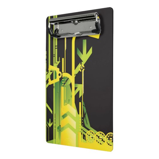 Technischer Halbtonhintergrund 4 Mini Klemmbrett (Gewinkelt2)