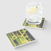 Technischer Halbtonhintergrund 4 Steinuntersetzer (Seitenansicht)