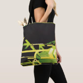 Technischer Halbtonhintergrund 4 Tasche (Von Nahem)